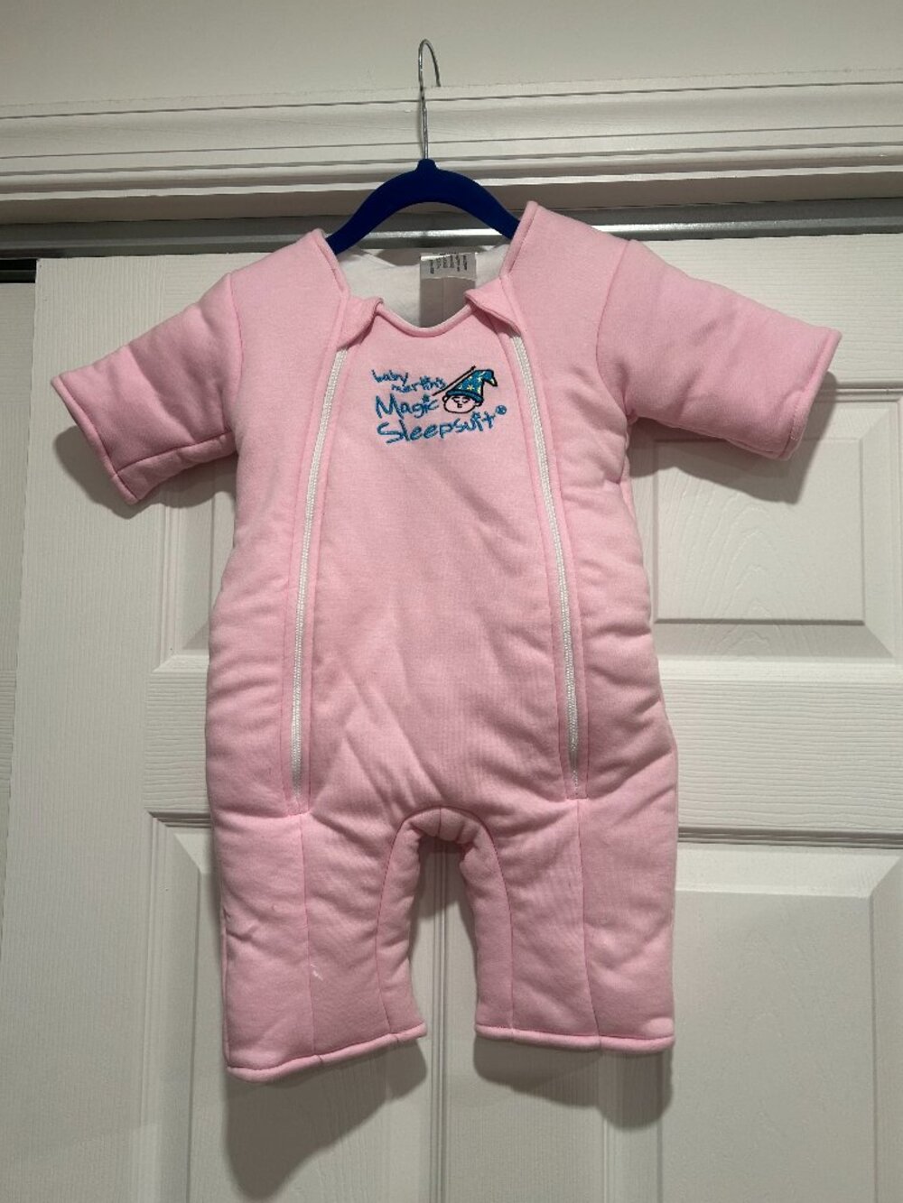NWT Baby Merlin's Magic Sleepsuit Cotton Pink Large 6-9 Months 18-21 lbs